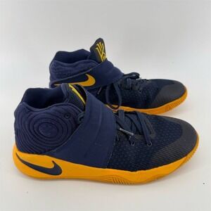 Nike Kyrie 2 'Cavs' Basketball Shoes Blue Unisex Size 6Y High Top‎